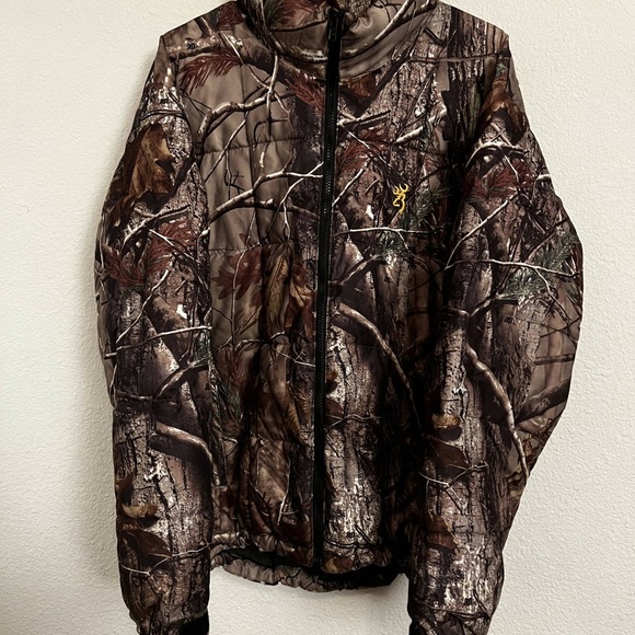 Browning Camo Puffer Jacket - Picture 2 of 2